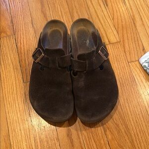 Birkenstock Brown Boston Clogs